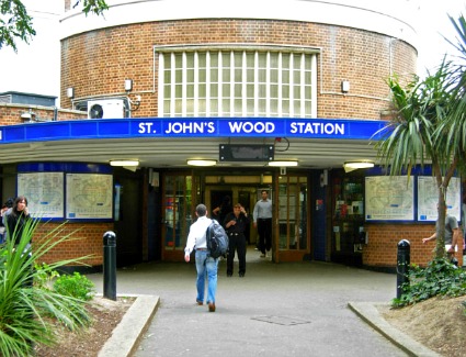 St Johns Wood Tube Station, London